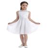 Alvivi Kids Sequins Lace Bodice Junior Bridesmaid Flower Girl Dress Wedding Pageant Party Ball Gowns with Rhinestone Sash Ivory 10 view 3