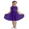 Alvivi Kids Sequins Lace Bodice Junior Bridesmaid Flower Girl Dress Wedding Pageant Party Ball Gowns with Rhinestone Sash Purple 10 view 3