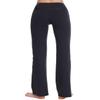 Zeronic Women's Bootcut Yoga Pants High Waist Tummy Control Long Bootleg Work Pants Workout Running Flare Pants for Women (Small,Black) view 3