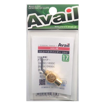 Available Reel Ultra Light Level Winder Set 25C 17 Lines, lvw_Set_1725c_gp Gold Plated