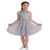Alvivi Kids Sequins Lace Bodice Junior Bridesmaid Flower Girl Dress Wedding Pageant Party Ball Gowns with Rhinestone Sash Gray 10 view 3