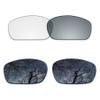 ToughAsNails 2 Pair Lens Replacement for Oakley Jawbone Black&Photochromic Clear view 1