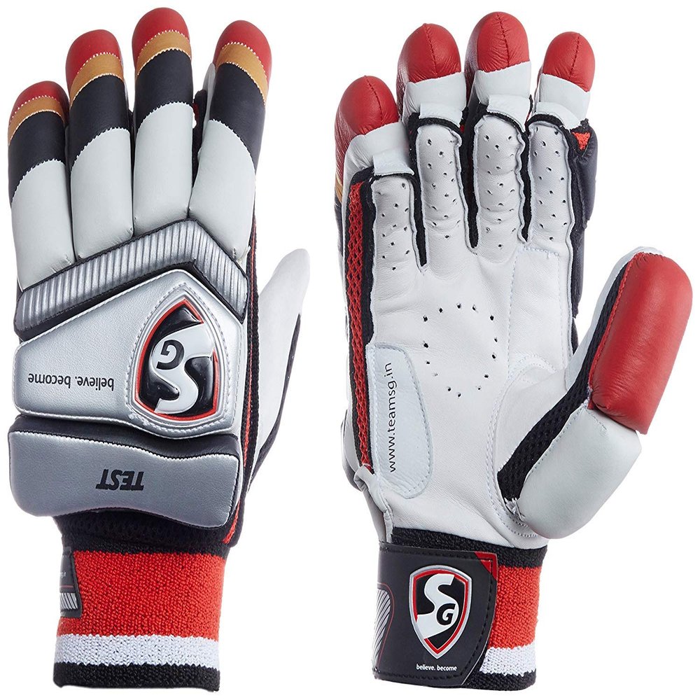 SG Test Batting Gloves, Boys (Color May Vary)