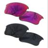 2 Pair Polarized Lens Replacement for Oakley Flak Jacket XLJ Black&Midnight Sun view 1