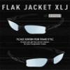 2 Pair Polarized Lens Replacement for Oakley Flak Jacket XLJ Black&Midnight Sun view 3
