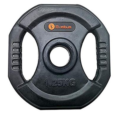 Sveltus Pump Disc with Handles 1.25 kg x1 Adult Unisex, Black, One Size