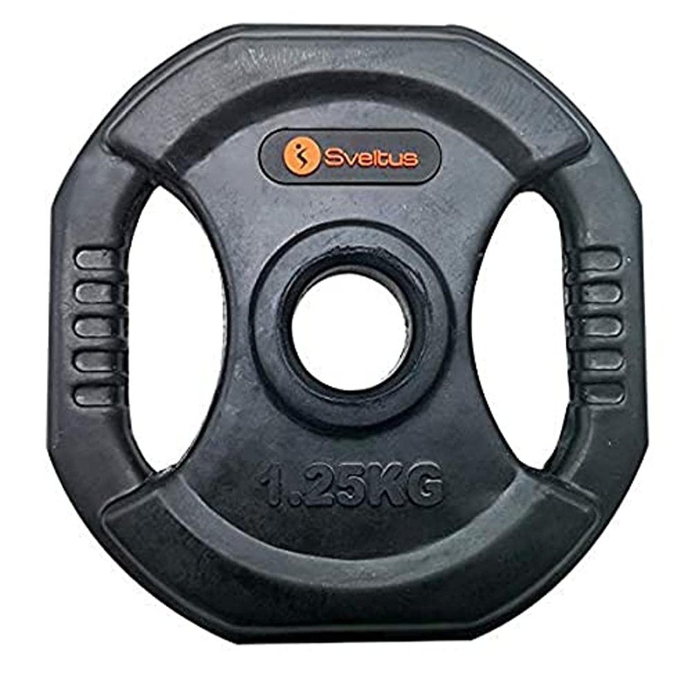 Sveltus Pump Disc with Handles 1.25 kg x1 Adult Unisex, Black, One Size