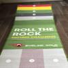 EyeLine Golf - Roll The Rock Putting Mat - Have Fun Perfecting Stroke, Alignment, Speed Control, Visualization, Consistency - Outdoor-Indoor-Compact (10-Foot Putting Challenge) view 1