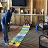 EyeLine Golf - Roll The Rock Putting Mat - Have Fun Perfecting Stroke, Alignment, Speed Control, Visualization, Consistency - Outdoor-Indoor-Compact (10-Foot Putting Challenge) view 2