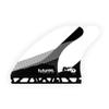 Future Fins DHD Honeycomb Large Tri Fin Set - Black/White view 1