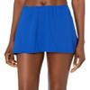 24th & Ocean Women's Standard Core Solids Mid Waist Skirted Pant Bikini Bottom, Cobalt, S view 1