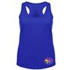 Women's Colorful Workout Lifting Fitness Moves Burnout Tank Top Royal Blue X-Small view 4