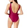 California Waves Juniors 'Shell Yeah' Graphic One-Piece Swimsuit Small Wine view 2