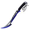Tactical Master 3 Piece Stainless Steel Decorative Machete and Knife Set with Sheath  Outdoor Utility and Camping Display Collection for Adventure Enthusiasts and Collectors - Blue-34 view 2