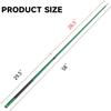 GSE Games & Sports Expert 58" 2-Piece Fiberglass Graphite Composite Billiard Pool Cue Stick for Men/Women, Billiard Cue Stick for House or Commercial/Bar Use (Matte Green, 18 Oz) view 4