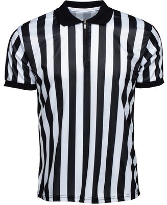 Murray Sporting Goods Mens Referee Shirt Collared | Official Mens Ref Shirt Jersey Short Sleeve - Football Halloween Costume (X-Large)