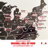 GeoJango Baseball Stadium Map Poster - Vintage Edition (30Wx20H inches) view 2