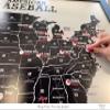GeoJango Baseball Stadium Map Poster - Vintage Edition (30Wx20H inches) view 3