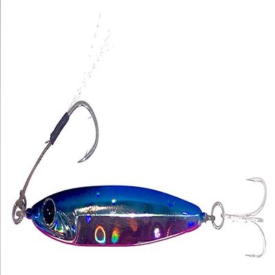 ZEAKE Metal Jig RS005, R Sardine, 2.1 oz (60 g), Blue Pink