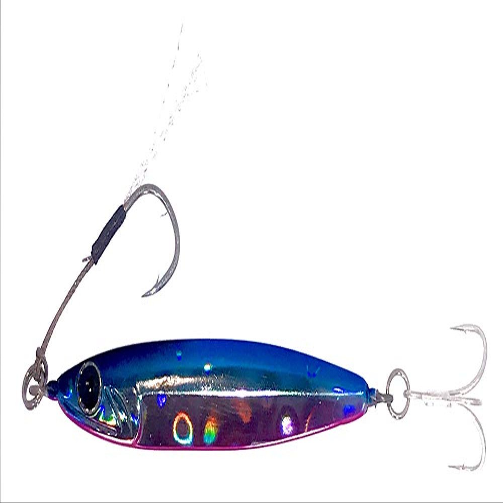 ZEAKE Metal Jig RS005, R Sardine, 2.1 oz (60 g), Blue Pink