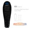 AEGISMAX G5 Series -30 Degree 800FP Goose Down Sleeping Bag Ultralight Down Sleeping Bag for Camping and Backpacking for Men & Women (Black, Lengtnen) view 2