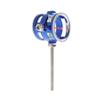 MILAEM Archery Compound Bow Sight Kit 37/45 Degree Hooded Peep Sight 8X Magnification Optical Fiber Pin Scope Sight (45 Degree Blue, 8X) view 3