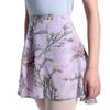 118143014 Baiwu Wrap Short Ballet Skirt Floral Printing Chiffon Dance Skirt (M, Purple) view 1