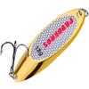 PROBEROS Fishing Spoons Lures Bass Baits Jigging Bait Tackle with Treble Hooks Hard Metal Spoon Fishing Lure Weight Pick 10 Pcs/Pack 0.63oz Gold view 1