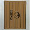 JZ Marine Boat Helm Station EVA Brown Teak Pad with Seafox Logo 16" x 39" x 1/2" view 2
