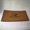 JZ Marine Boat Helm Station EVA Brown Teak Pad with RGEAL Logo 16" x 39" x 1/2" view 3