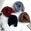 Ranvi Children's Scarf, Warm in Autumn and Winter, Hand-Knitted Fluff, Black view 2