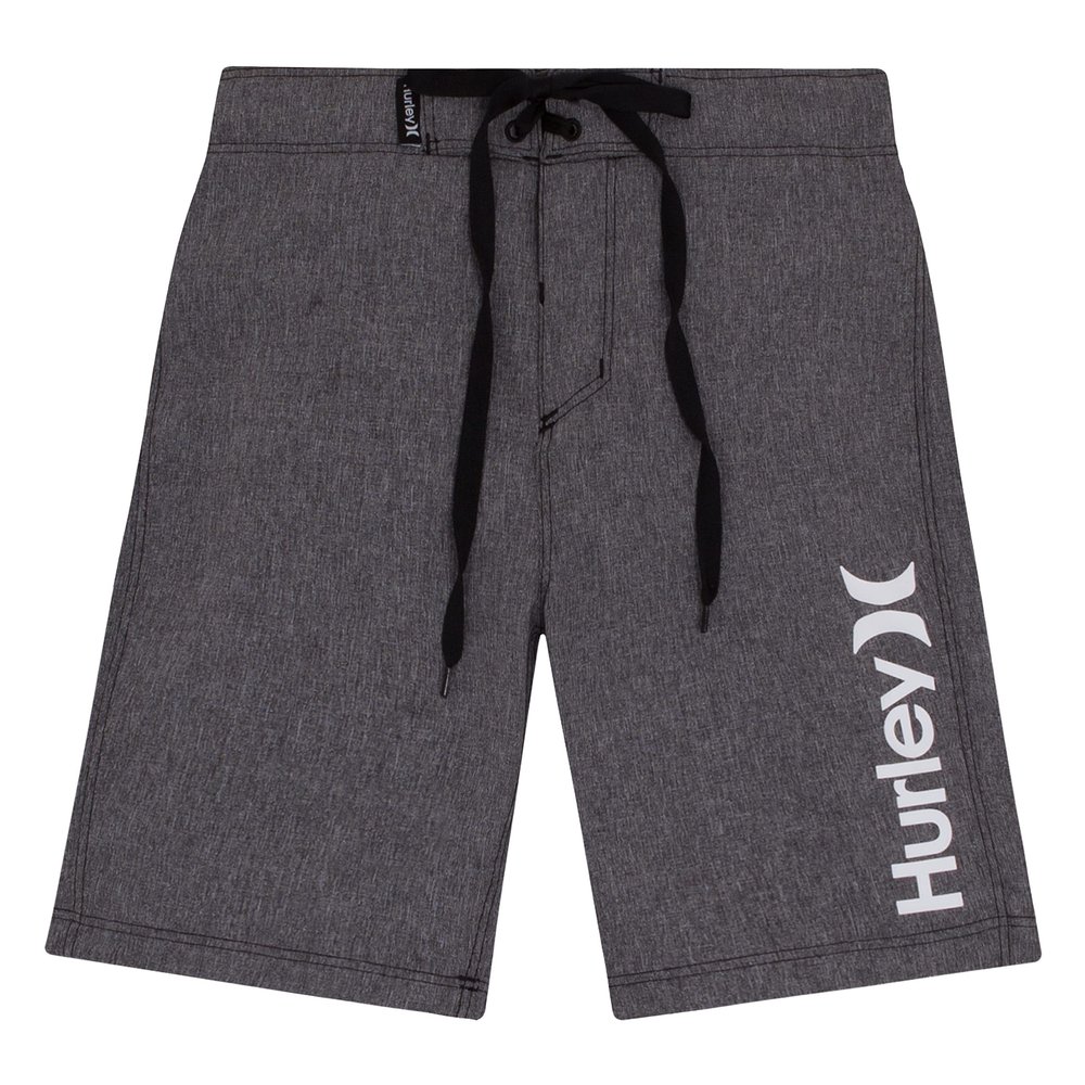 Hurley Boys Board Shorts, Black Heather, 4