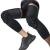 Knee Pads Compression Leg Sleeve Knee Sleeve for All Sports Wrestling Protector Gear, 1 Pair of Knee Paded(Black_2 Pack, Small) view 2