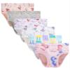 Cadidi Dinos Little Girls' Underwear Baby Soft Cotton Panties Little Kids Assorted Briefs (Pack of 6) Size 5 6 view 1