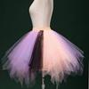 Womens Peach Lavender Black Tutu Layered Tulle Petticoat view 2