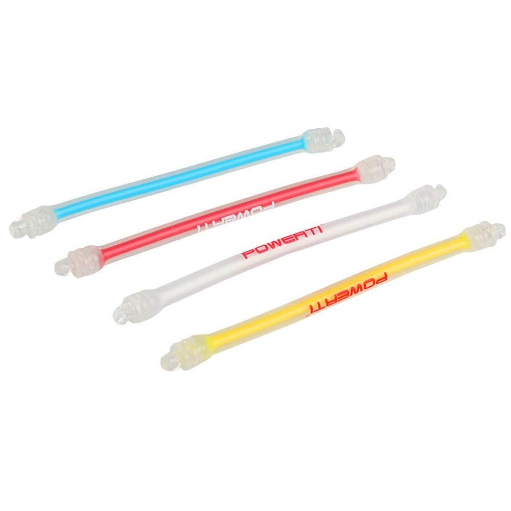 POWERTI Tennis Vibration Dampener-Set of 4-Shock Absorber for Tennis Strings,Premium-Durable & Long-Lasting(Yellow,Blue,White and Red) CA
