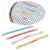 POWERTI Tennis Vibration Dampener-Set of 4-Shock Absorber for Tennis Strings,Premium-Durable & Long-Lasting(Yellow,Blue,White and Red) CA view 2