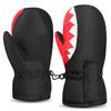 7-Mi Kids Winter Warm Water-Resistant Gloves for Skiing/Snowboarding/Cycling/Riding Outdoor Activities Children Mittens for 3T-5T Black view 2