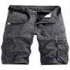 AKARMY Men's Lightweight Multi Pocket Cotton Casual Cargo Shorts,Outdoor Twill Camo Shorts with Zipper Pockets(No Belt) 038 Gray view 1