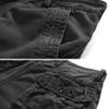AKARMY Men's Lightweight Multi Pocket Cotton Casual Cargo Shorts,Outdoor Twill Camo Shorts with Zipper Pockets(No Belt) 038 Gray view 2