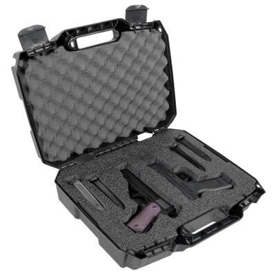 Case Club Pre-Cut 2 Pistol Carrying Case