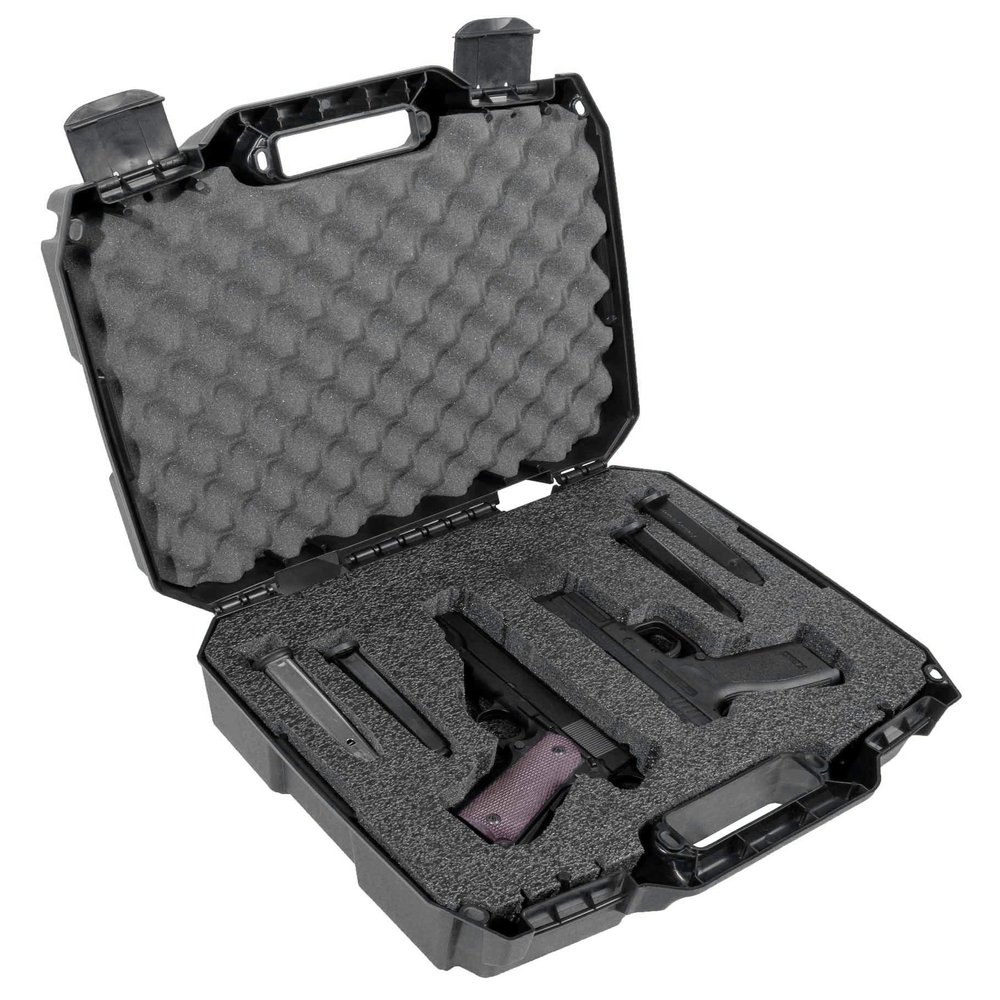 Case Club Pre-Cut 2 Pistol Carrying Case