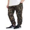 Men's Premium Twill Drop Crotch Jogger Pants (Olive camo, 3X-Large) view 1