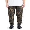 Men's Premium Twill Drop Crotch Jogger Pants (Olive camo, 3X-Large) view 2