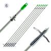 maifield Bowfishing Head 2 Mechanical barbs 2.5" Holding Area Archery Broadhead Fits 5/16" Fiberglass Arrow Shaft (6pcs per Pack) view 1