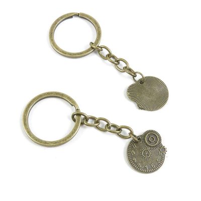 1 Items Keychain Keyring Key Tags Chains Rings Jewelry Bag Charms N3US3 Gear Wheel Cog Steampunk