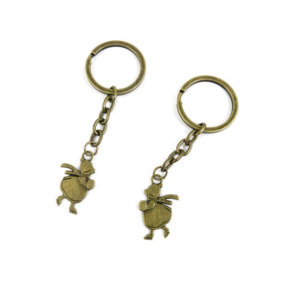 1 Items Keychain Keyring Key Tags Chains Rings Jewelry Bag Charms K3MM7 Girl Skating