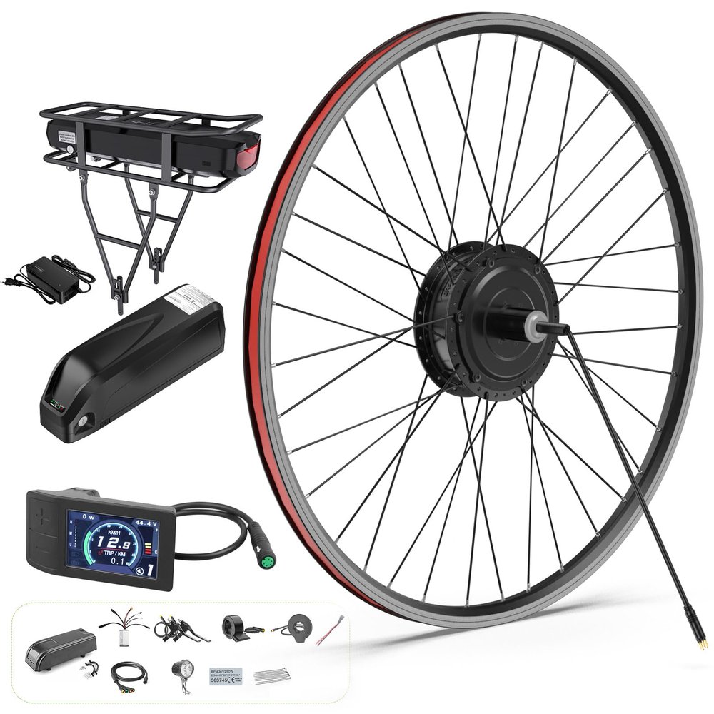 BAFANG 48V 500W Rear Hub Motor Kit Electric Bicycle Conversion Kit for Bikes 700C Wheel with 500C Display