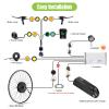 BAFANG 48V 500W Rear Hub Motor Kit Electric Bicycle Conversion Kit for Bikes 700C Wheel with 500C Display view 4
