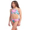 Kanu Surf Little Girls' Mahina Beach Sport Halter Bikini 2-Piece Swimsuit, Leonie Floral Pink, 6 view 3